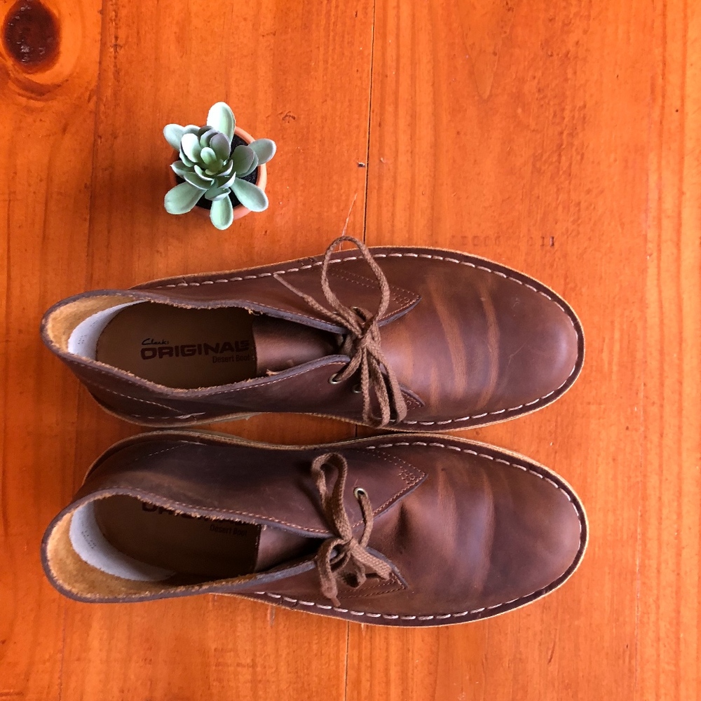 Clarks Desert Boot Beeswax Leather - Brand New!